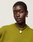 Woven Collar in Olive Branch