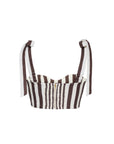 Faiza Stripe Top by itself back