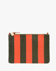 Flat Clutch with Tabs front view without bag strap