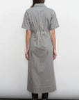 Vanisa Stripe Midi Shirt Dress back