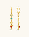 Get Down Earrings by itself