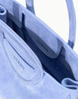 Maude Mini Carryall Cielo Suede interior view