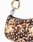 Ollie Bag Fawn Haircalf close up detail