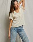 Hendrix V Neck Tee front