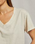 Hendrix V Neck Tee close up