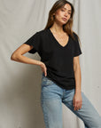 Hendrix V Neck Tee front