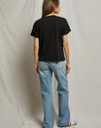Hendrix V Neck Tee black