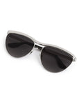 Heidi Silver Chroma + Tortuga Noir Sunglasses folded