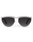 Heidi Silver Chroma + Tortuga Noir Sunglasses front view