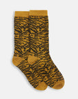 Ifari Zebra Jacquard Socks Cinnamon by itself