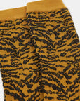 Ifari Zebra Jacquard Socks Cinnamon close up