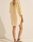 Ilio Nema Arion Killini Stripe Shirt Dress back