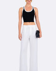 Eve Crop Black & White full body front