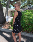 Velvet Elara Embroidered Tank Dress side