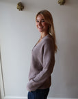 Liam V-Neck Sweater side