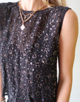 Serena Embellished Shell Top close up
