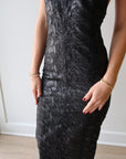 Donahue Midi Dress close up lace detail