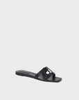 Monogram Flat Slide Black by itself