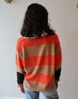 Jezebel Long Sleeve Stripe Polo back