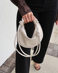 Avery Leather Crossbody Bag as crescent