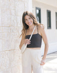 Favorite Daughter The Beach Walk Pant front close up