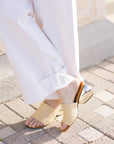 Simon Miller Braided Raggia Moderno Heel on model