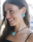 New Bloom Earrings in Cerulean