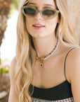 Clara Forno Kama Necklace Labradorite layered
