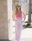 Favorite Daughter Wide Leg Linen Pant full body front