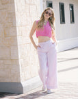 Favorite Daughter Wide Leg Linen Pant movement