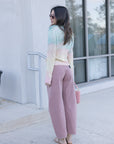 Askk Twisted Barrel Jean back