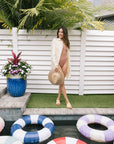 Ilio Nema Arion Killini Stripe Shirt Dress worn open