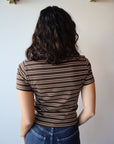Alba Shrunken Stripe Tee back