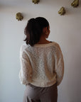 Bradshaw Boucle Cardigan close up back view