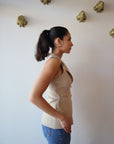 Mahalia Vest Top close up side view