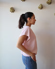 Pimoni Tee close up side view