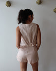 Paxos Vest Top and Paxos Short close up back view