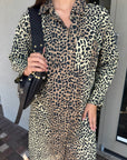 Marfa Calico Print Dress close up front