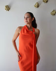 Sonya Dress close up front view on model