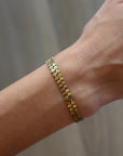 Double Amalfi Bracelet aerial view with chains together