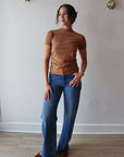 Darcy Knit Top full body front view on model