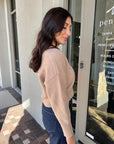 Phineas Cardigan Beige side