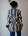 Inna Poplin Top back view on model