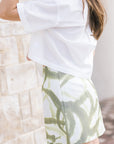 Britt Ikat Mini Skirt side view