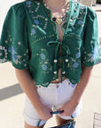 Agolde Dame Short front detail