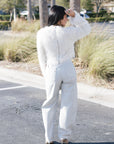 Agolde Luna Pieced Leather Jean back