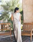 Rabens Saloner Jamal Draped Dress back