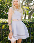 Esri Knit Mini Dress with Shireen Evening Bag