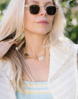 Campbell Haze 18k Polarized Sunglasses on model