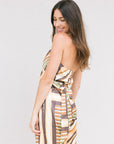 Misa Ione Halter Top back close up